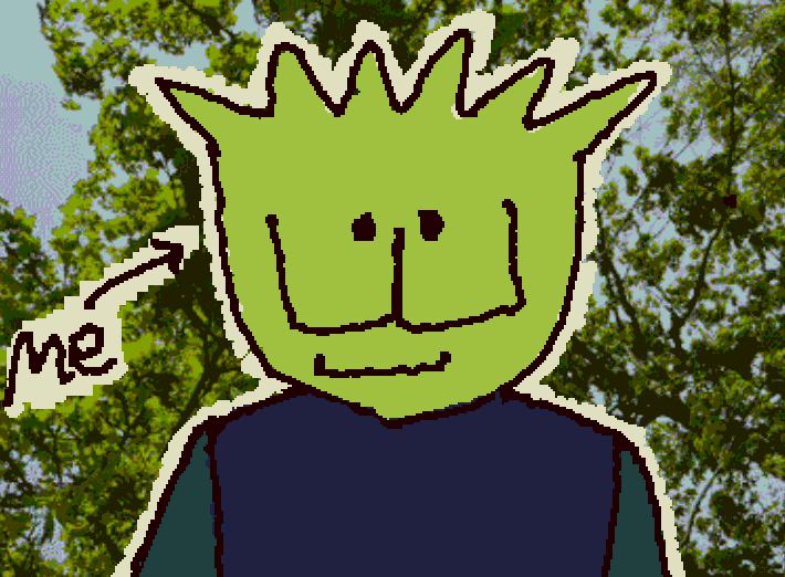 wiggly doodle gif of how i draw myself